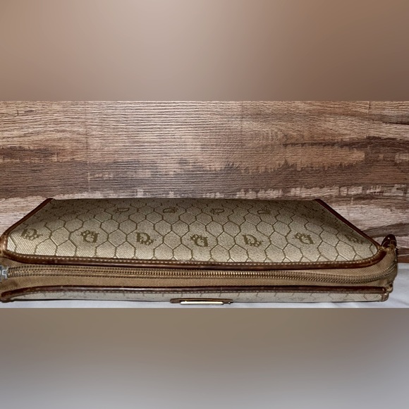Christian Dior Authentic Vintage Clutch leather trim with authentication - Picture 6 of 10